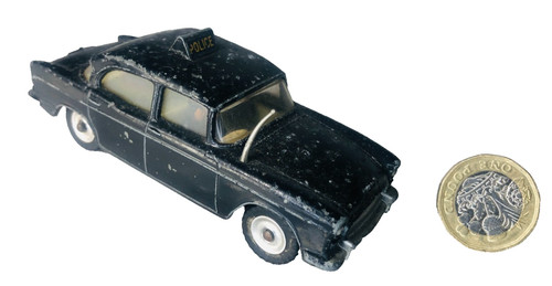 Toy car dinky metal police - toy,