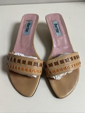 Bertie Tan Leather Mules -