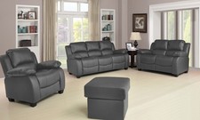 Leather Sofa Set 3+2+1 Suite