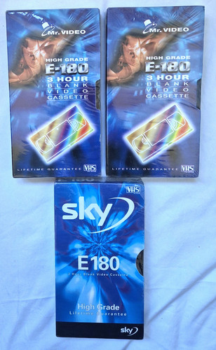 Vhs video tapes - 3, x
