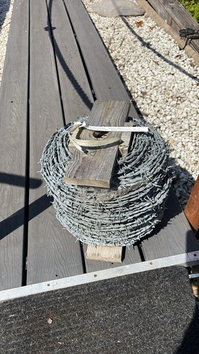 Barbed wire high tensile 200m - barbed,