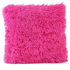 Pink 40CM x 40CM Fluffy Faux