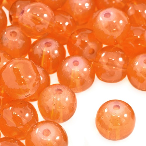 6mm orange glass drawbench - orange,
