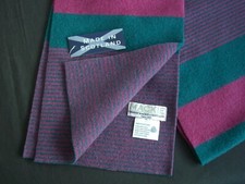 NWT Robert Mackie Lambswool Scarf Holm Mill Stewarton Scotland Soft Felted Wool