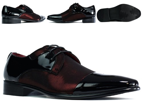 Men black lace shoe two - men,