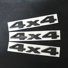 Matte black 4x4 - metal, decal