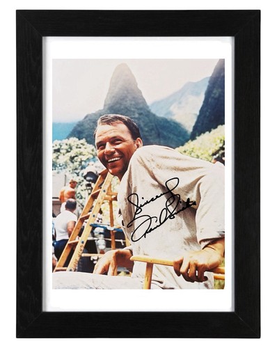 Frank sinatra signed autograph - frank,