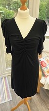 Next Black Ruched Knee Length
