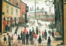 Picture Postcard; L.S. Lowry, a Procession [Medici Society]
