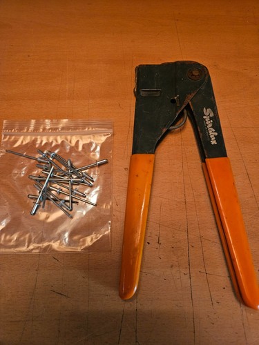 Vintage spiralux pop rivet gun - vintage,