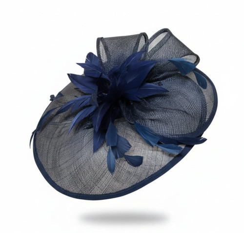 Women flower feather hair hat - women,
