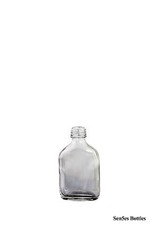 50ml 5cl Miniature Flask Glass Bottles With Caps Wedding Favour Spirit Gift