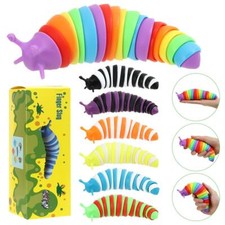 Practical Jokes Sensory Caterpillar Stress Relief Decompression Fidget Slug Toy