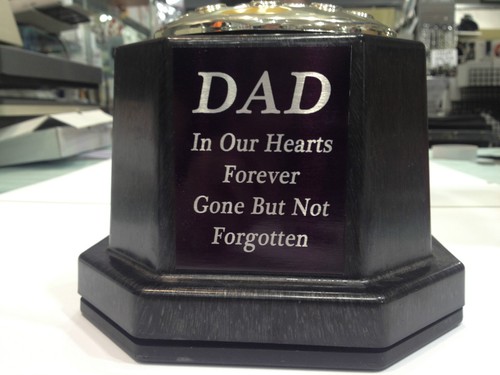 Personalised grave pot flower - personalised,