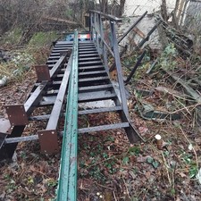 Full Flight Steel Fire Escape