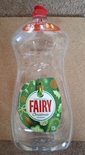 Christmas Fairy Liquid Bottle 1190 ml Empty Collectable