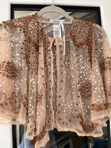 Jewelled and beaded cape - jewelled, by