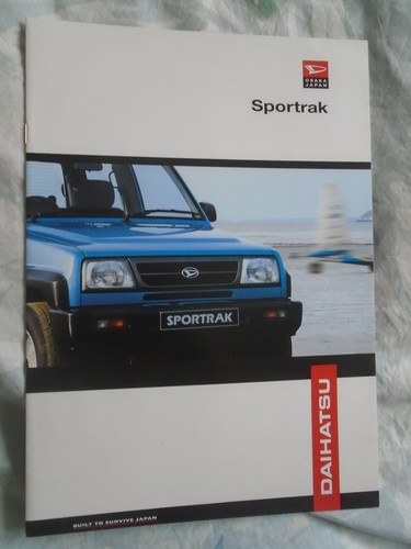 Daihatsu sportrak brochure - daihatsu,