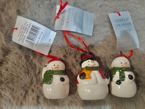 Gisela graham china snowman - 3,