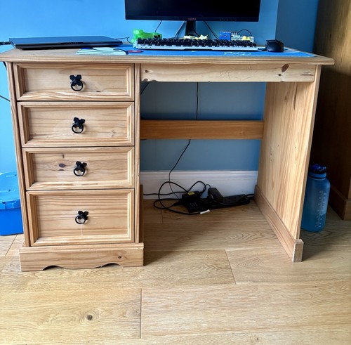 Solid wood desk - wood, 104