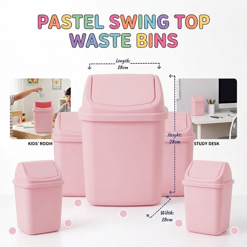 Pastel plastic swing - swing, waste