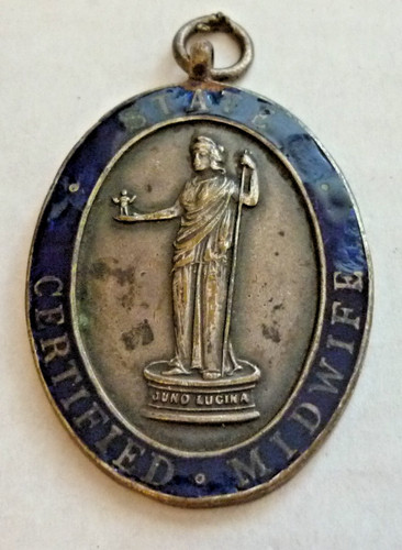 Vintage enamel badge state - enamel,
