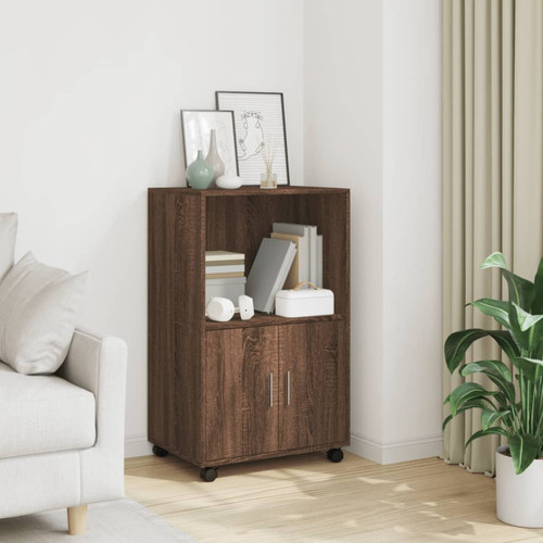 Cabinet brown oak 55x40x91cm - oak,