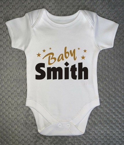 Personalised unisex baby - baby, grow