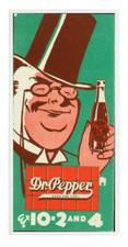 Dr. Pepper Ad Ceramic