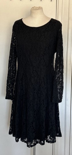 Kaliko black lined lace - black,