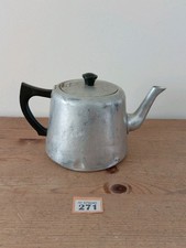 Vintage Ex Military Swan Aluminium Teapot 1979 Army Broad Arrow Metal ? T271 ML