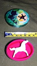 Vintage White Bone China Horse Miniature Bmmd