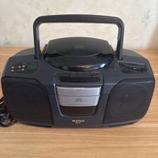 Matsui CD67 AM FM Radio Cassette Tape CD Player Recorder Sound Machine Boombox