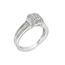 Ladies 18ct White Gold Diamond