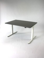 Greater London Delivery | Herman Miller Nevi Desks | White Frame | Grey Worktop