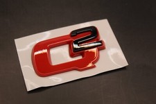 Red black rear - red, badge