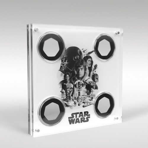 Star wars coin acrylic - 4,