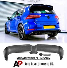 VW Golf R GTD GTI Oettinger Style Rear Carbon Fibre Boot Spoiler Wing MK7 MK7.5