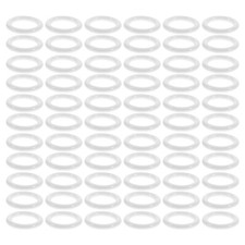 100 Pcs Plastic Curtain Ring