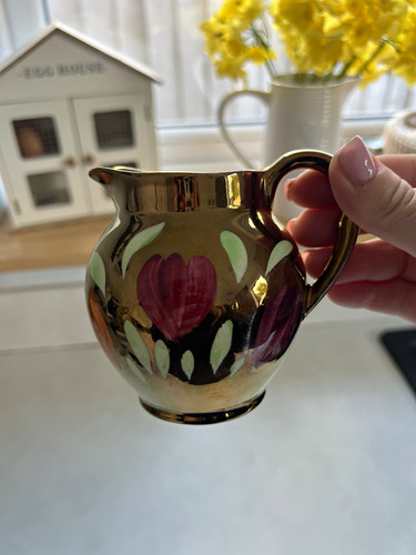 Wade floral gold lustreware - floral,