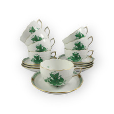 Herend Hungary Porcelain Green
