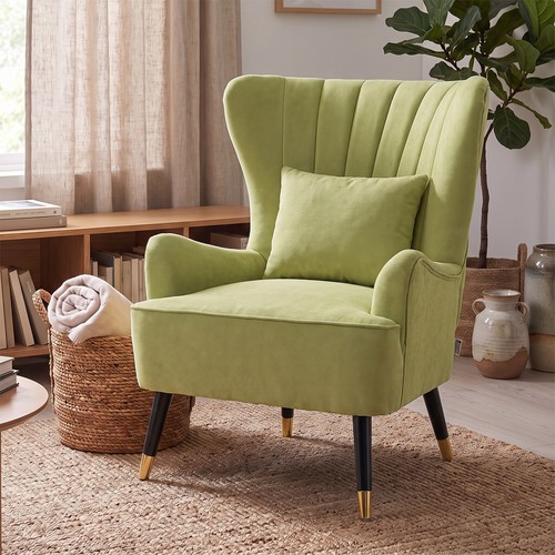 Wing back armchair accent - armchair,