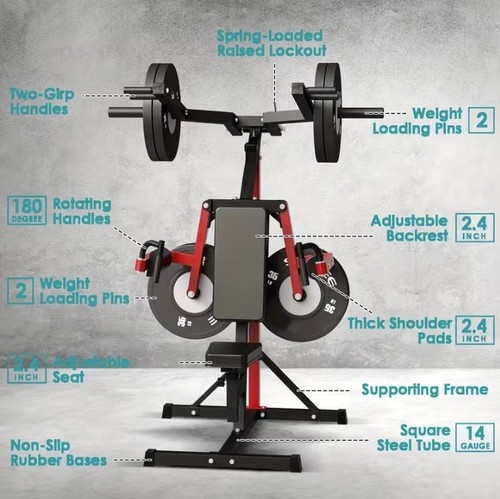 Shoulder press plate - 2-in-1,