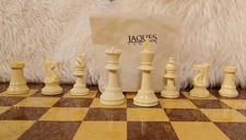 Chess Jaques of London set + includes a Wooden board Lovely.