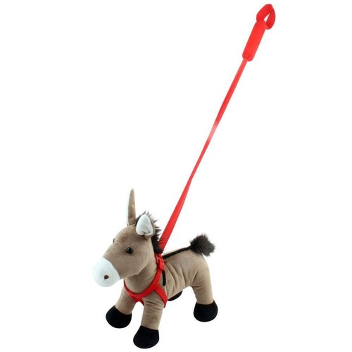 Walk pets plush 16 donkey - walk-a-pets, 16"