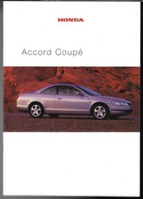 Honda Accord Coupe Late 2000 UK Market Sales Brochure 2.0 ES & 3.0 V6