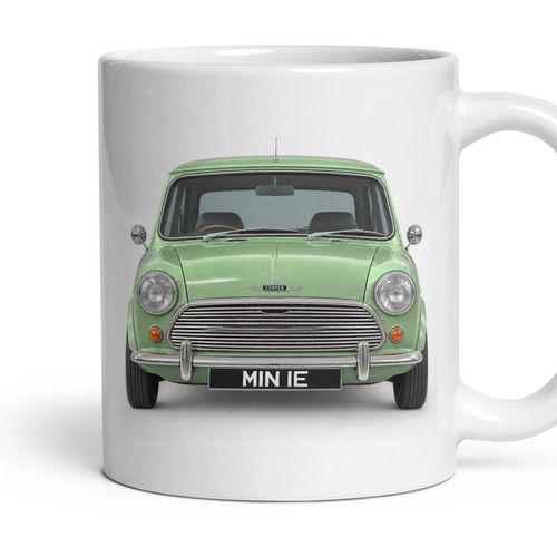 Classic mini number plate mug - plate,
