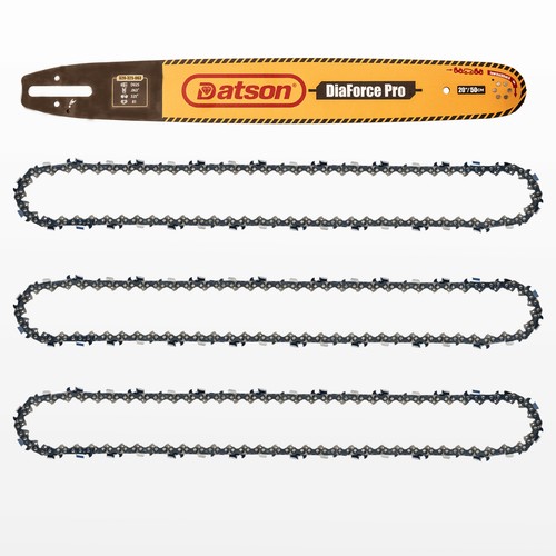 Chainsaw guide bar chains - 20", bar&chains