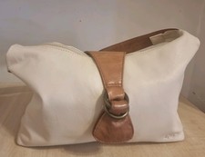 GiGi Off-White & Tan Leather