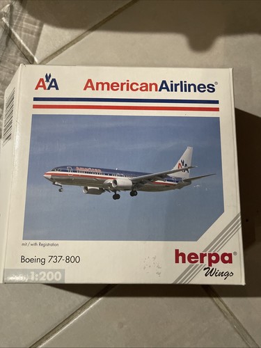 Herpa 200 737 800 - 1/200, american